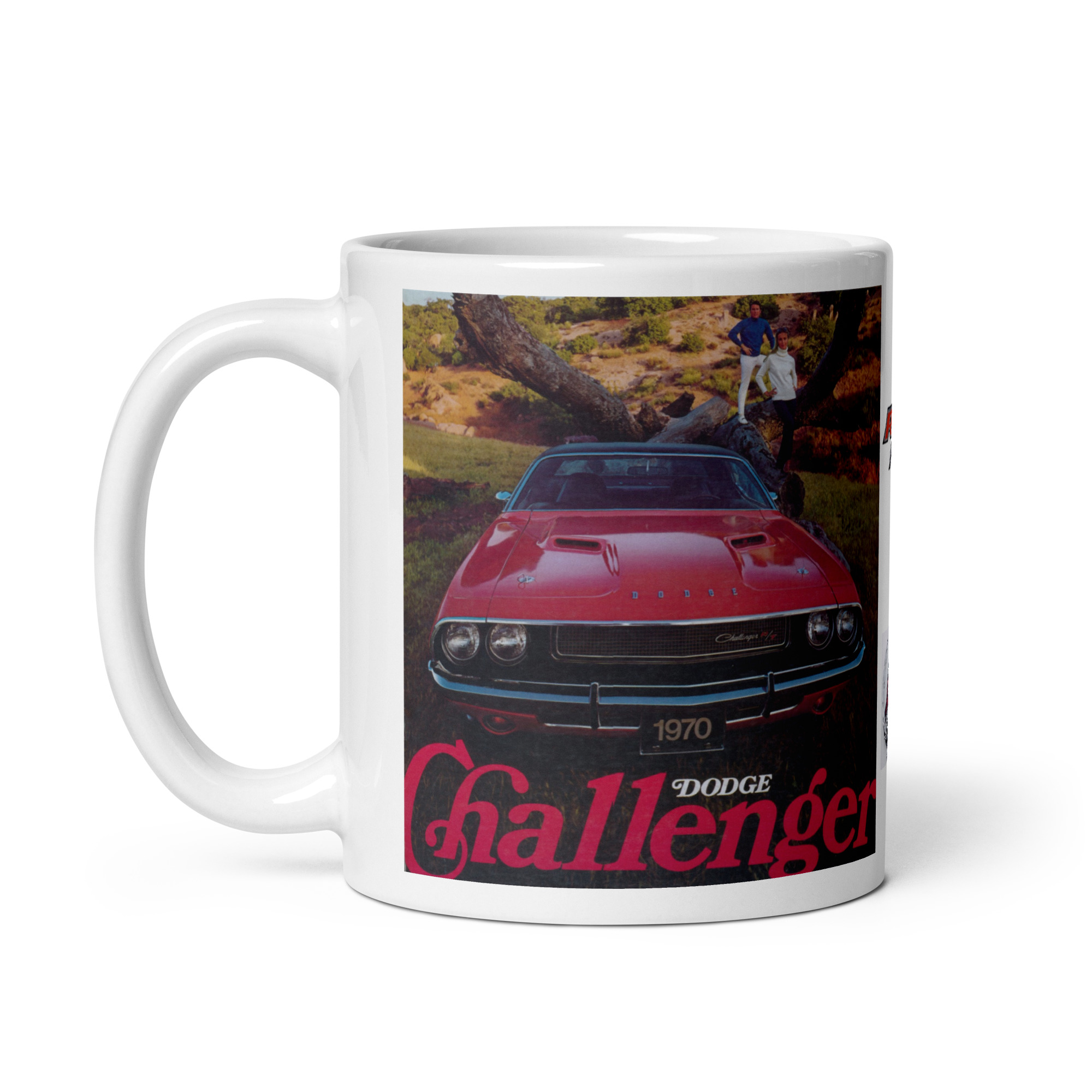 1970 Dodge Challenger Sales Brochure Coffee Mug R/T SE 340 383 426 440 - Image 2