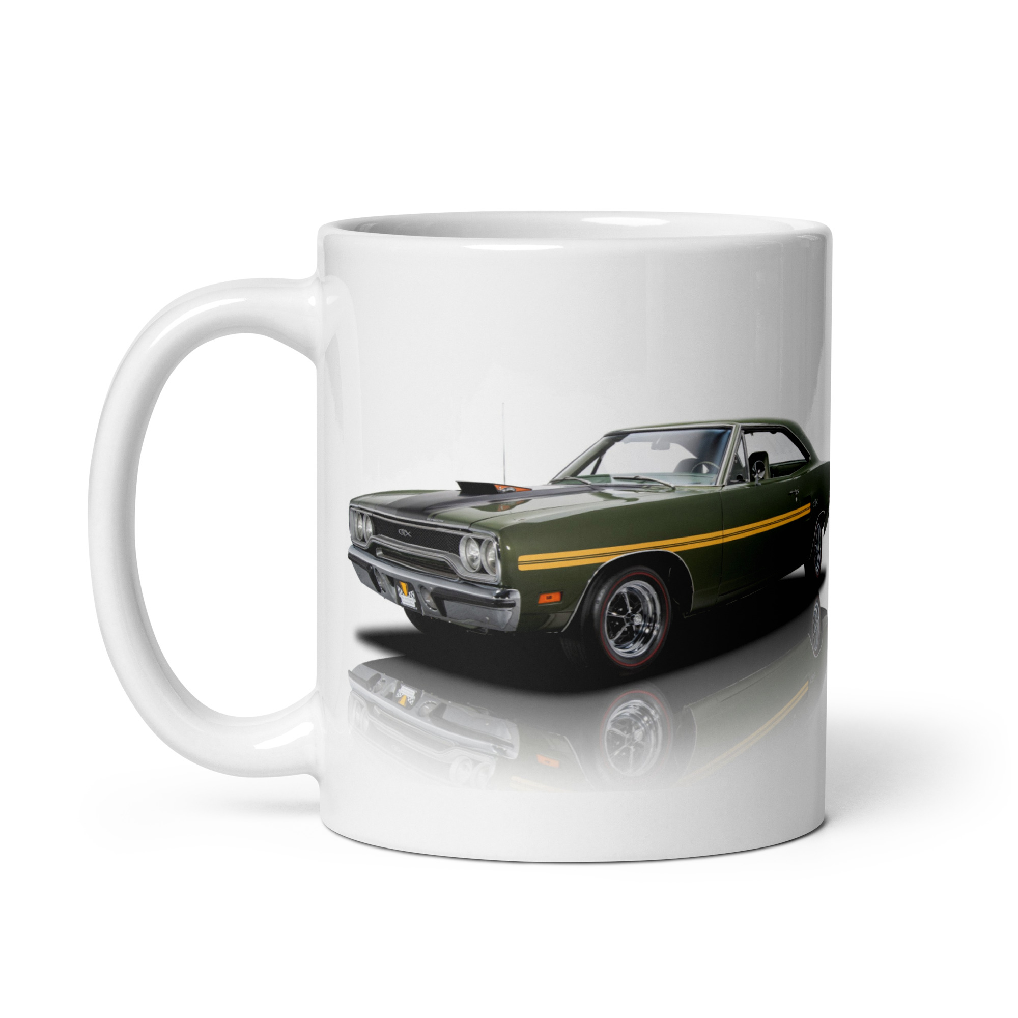 GTX Garage Coffee Mug !! 1970 Plymouth 440+6 1968 Hemi Super Bee - Image 2