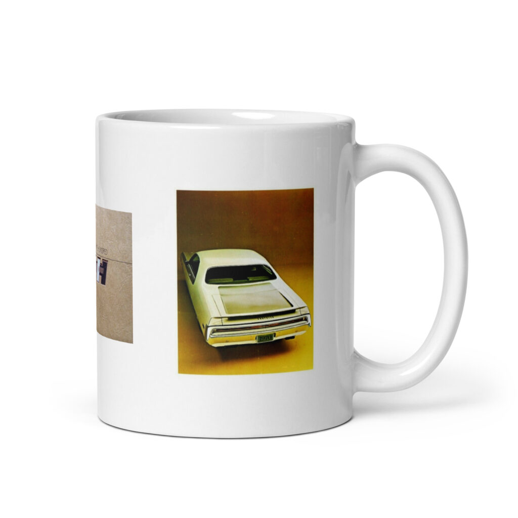 1970 Chrysler 300-H Hurst Sales Brochure Coffee Mug 300H 440