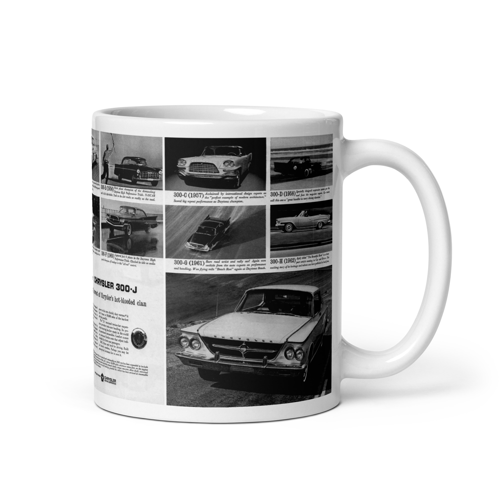 1963 300-J Sales Brochure Coffee Mug 63 9th 300 Coming Out Party At 12000 Feet - Image 2