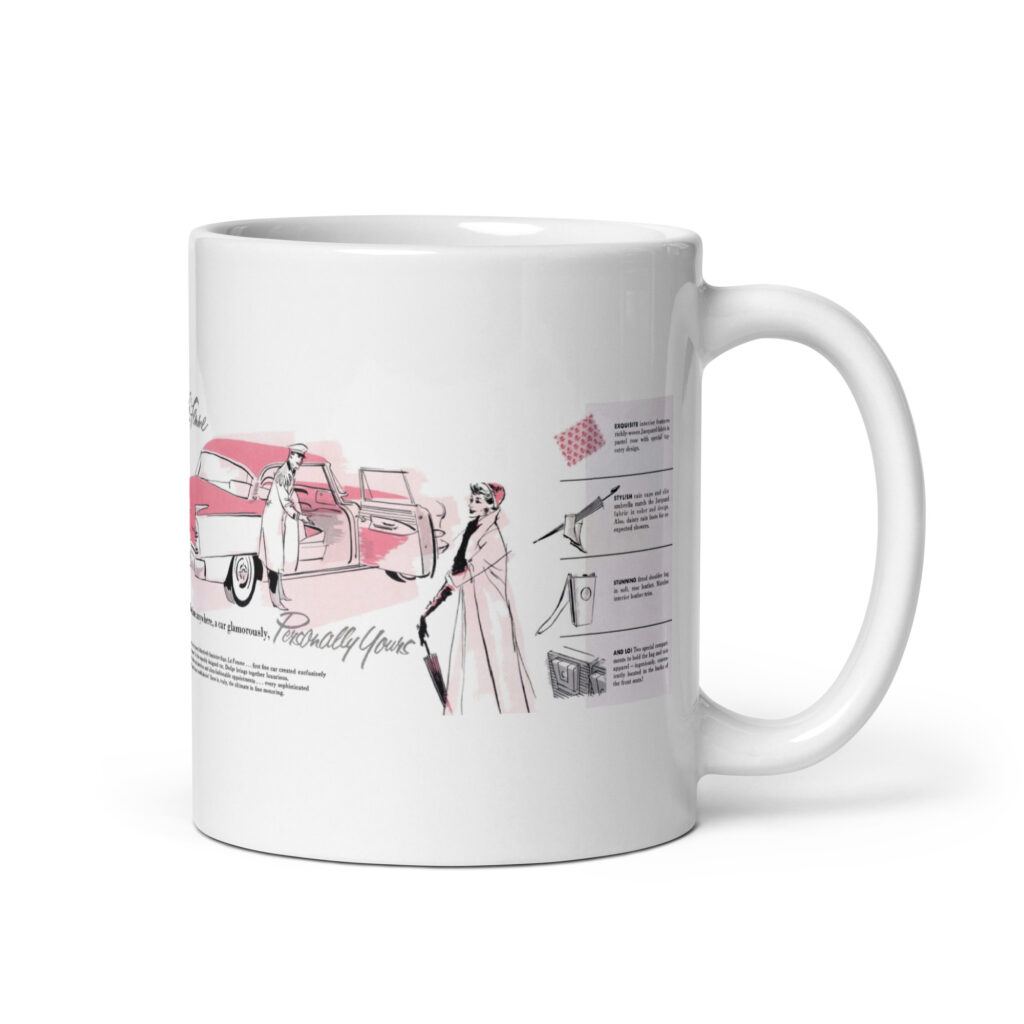 1955 Dodge LaFemme Sales Brochure Coffee Mug American Woman