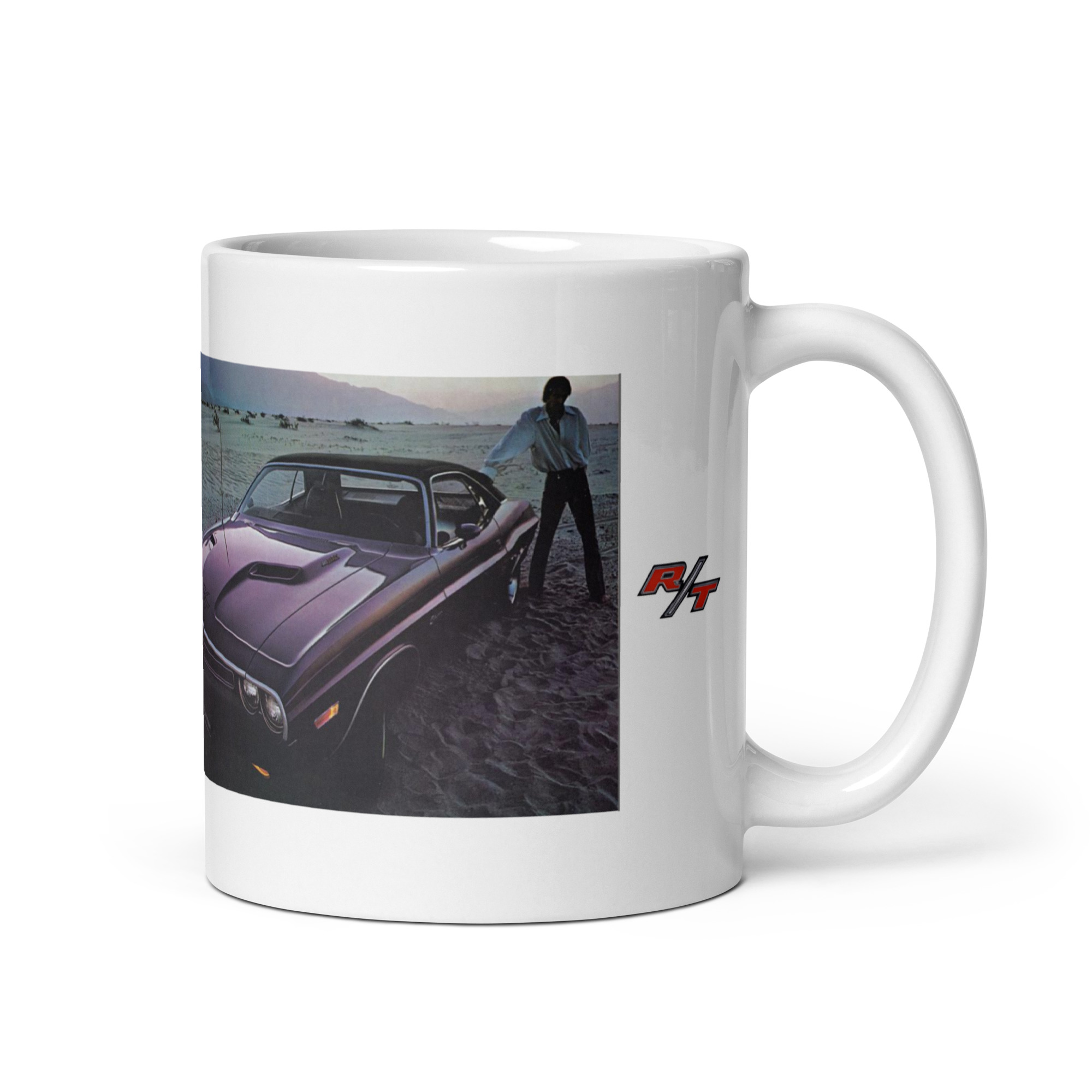 71 Challenger R/T Sales Brochure Coffee Mug Dodge 340 383 440 Six Pack 426 Hemi - Image 2