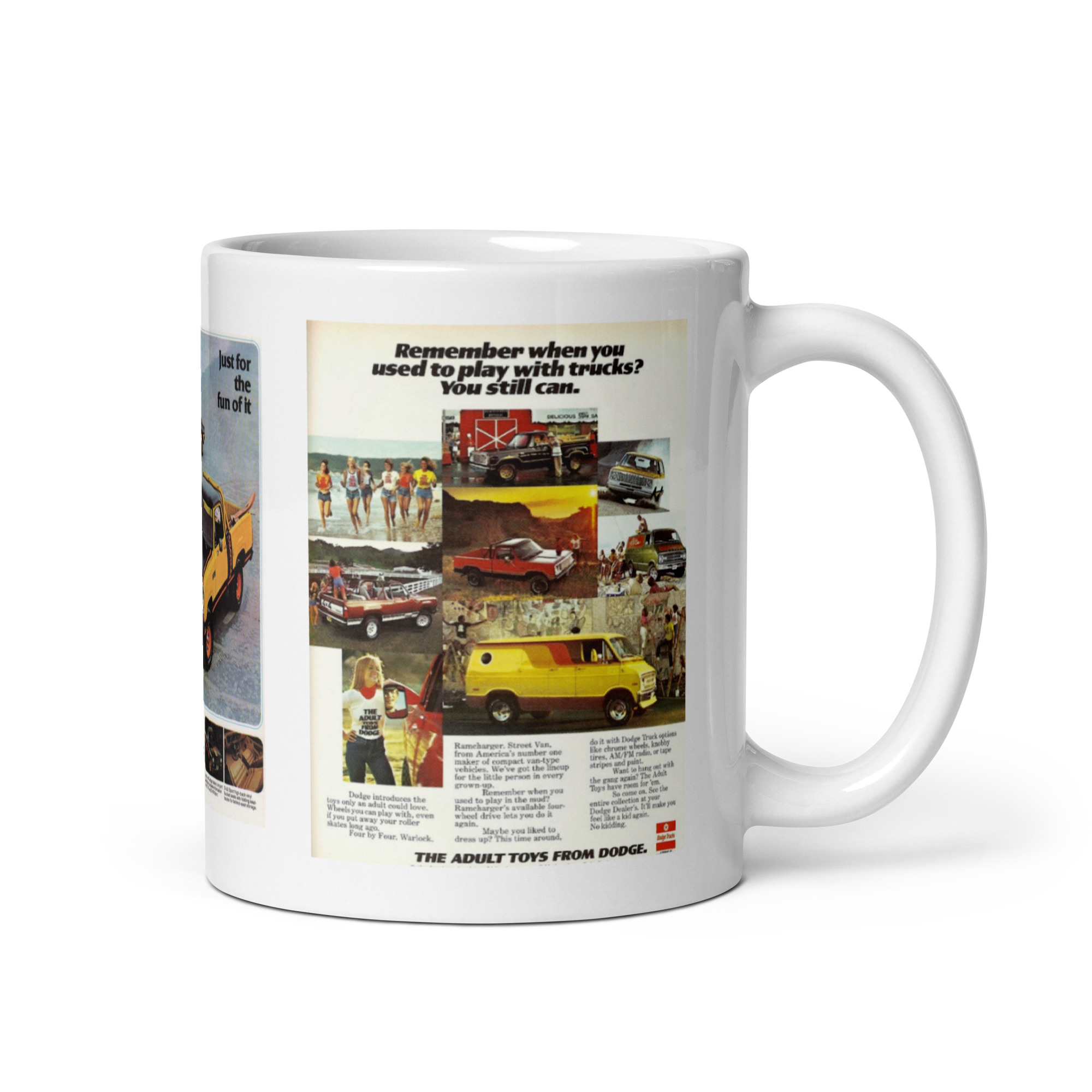 Adult Toys From Dodge 3 Magazine Ad Coffee Mug 77 78 80 - Image 2