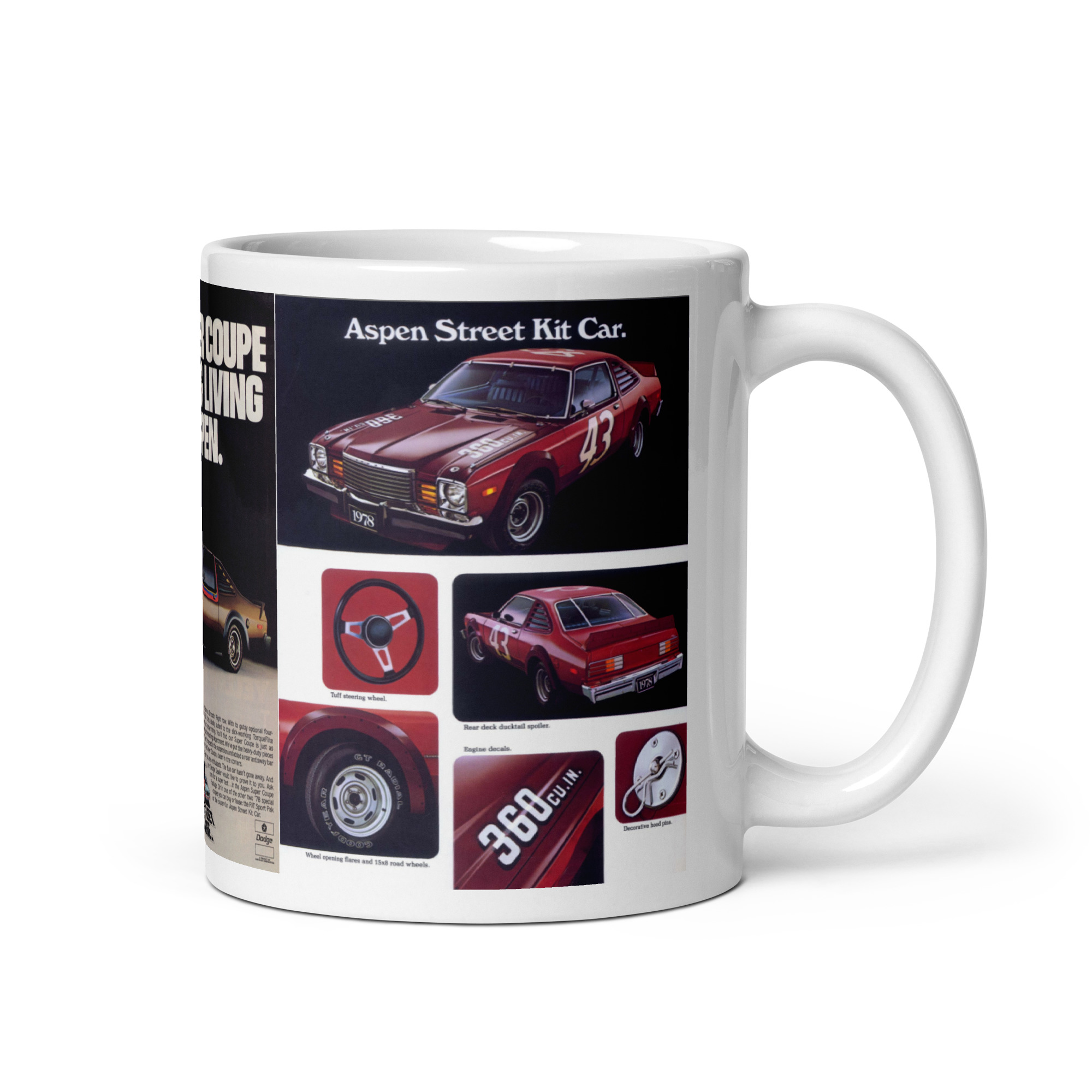 78 Street Kit Car Sales Brochure Super Coupe Mug Dodge Plymouth E58 - Image 3