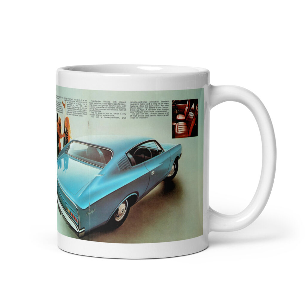 1971 Australian Charger Base Model Sales Brochure Coffee Mug 71 265 Hemi
