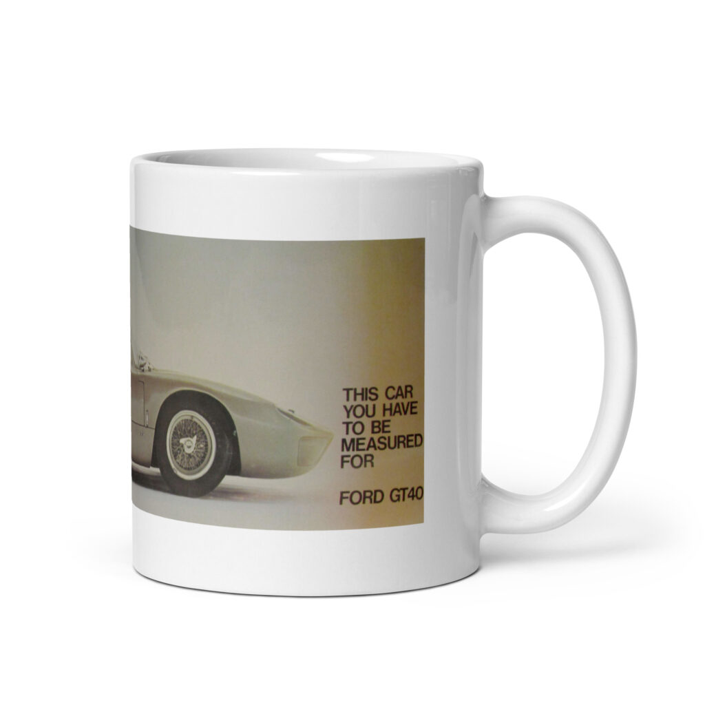 1966 Ford GT40 Sales Brochure Coffee Mug 66 GT 40 427