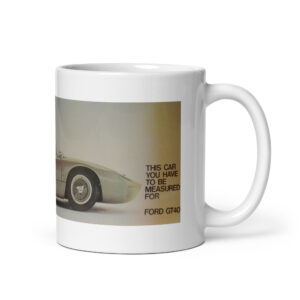 1966 Ford GT40 Sales Brochure Coffee Mug 66 GT 40 427