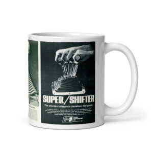 70s Hurst Super Shifter 3 Magazine Ads Coffee Mug 442 GTO 4 Speed