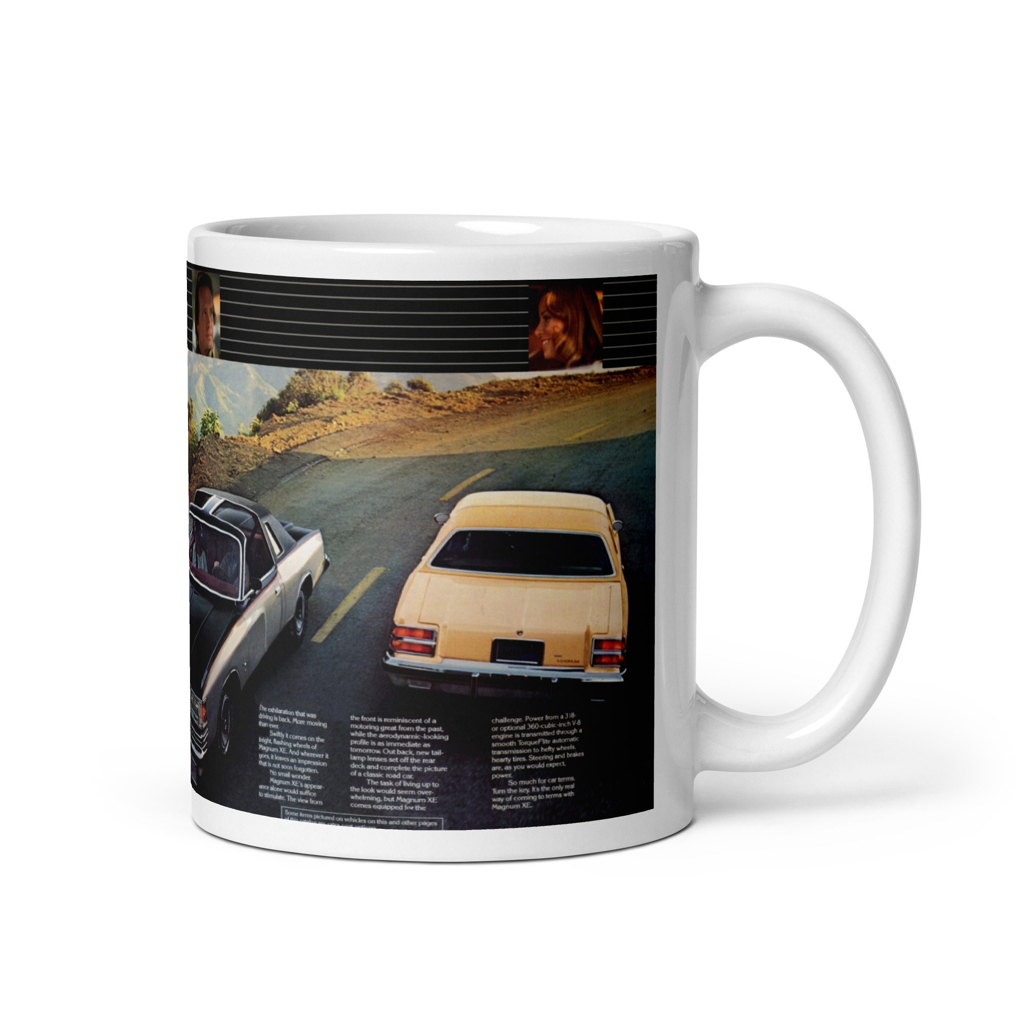 1979 Dodge Magnum XE Sales Brochure Coffee Mug E58 360 - Image 2