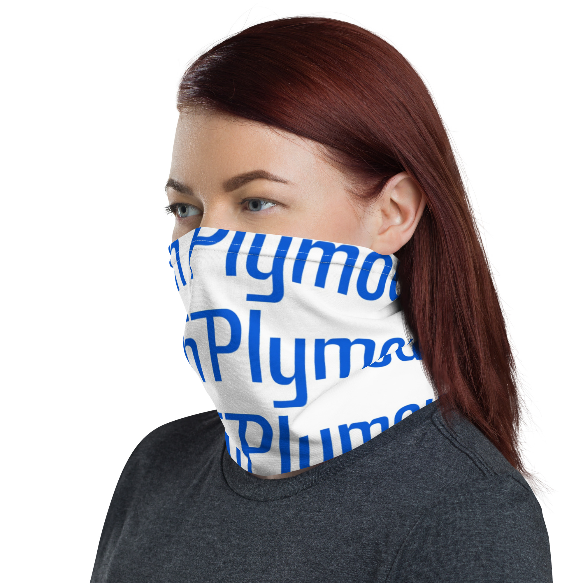 Plymouth Neck Gaiter Buff 1970 Blue Mask 383 440 340+6 440+6 426 Hemi 340 - Image 2