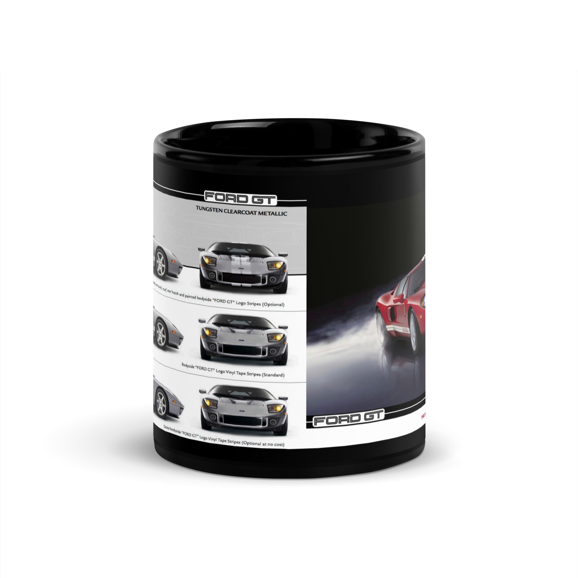 2005 Ford GT Sales Brochure Black Coffee Mug Tungsten Clearcoat Metallic 5.4L - Image 2