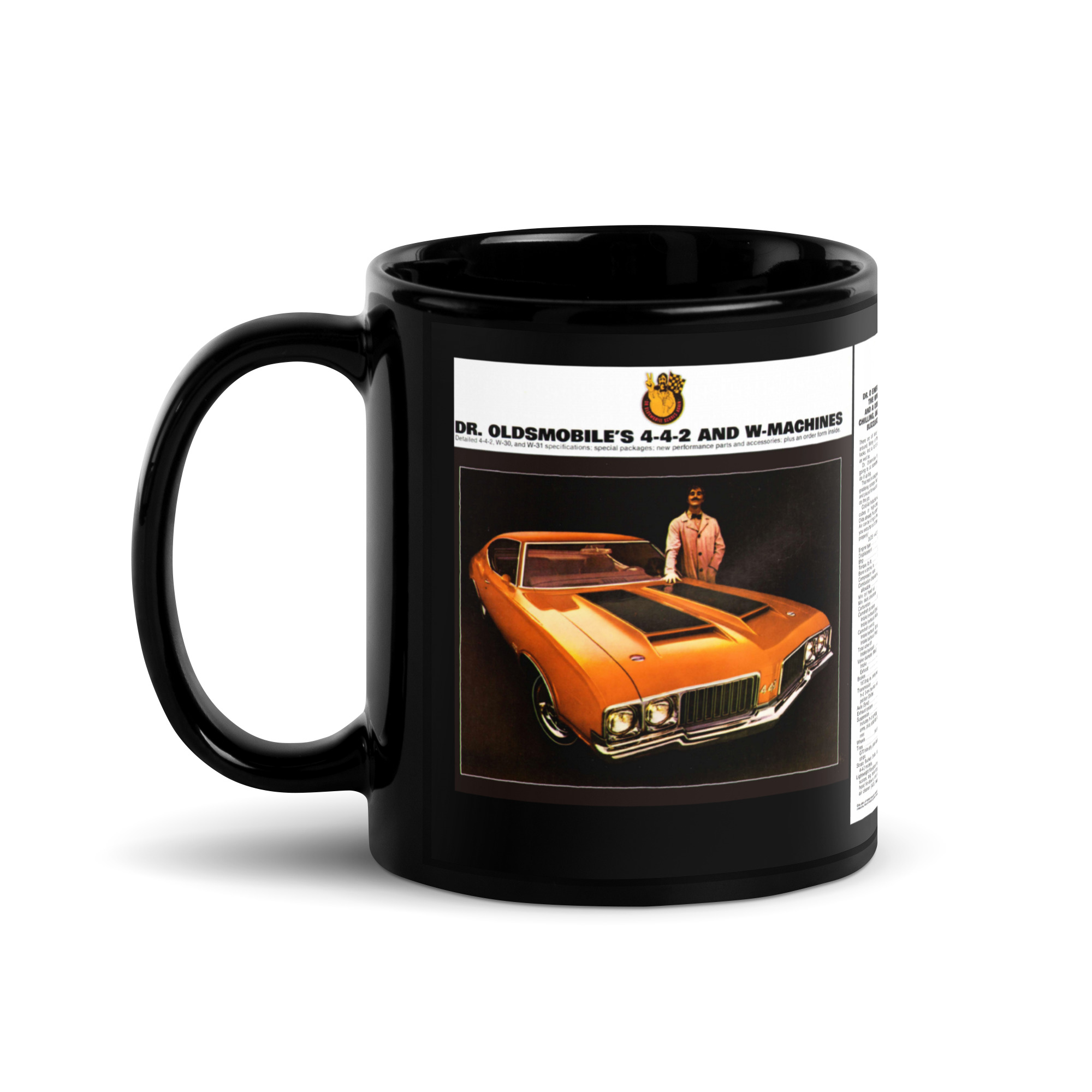 1970 Oldsmobile W Machines Brochure Coffee Mug 442 W-30 Dr. Olds - Image 2