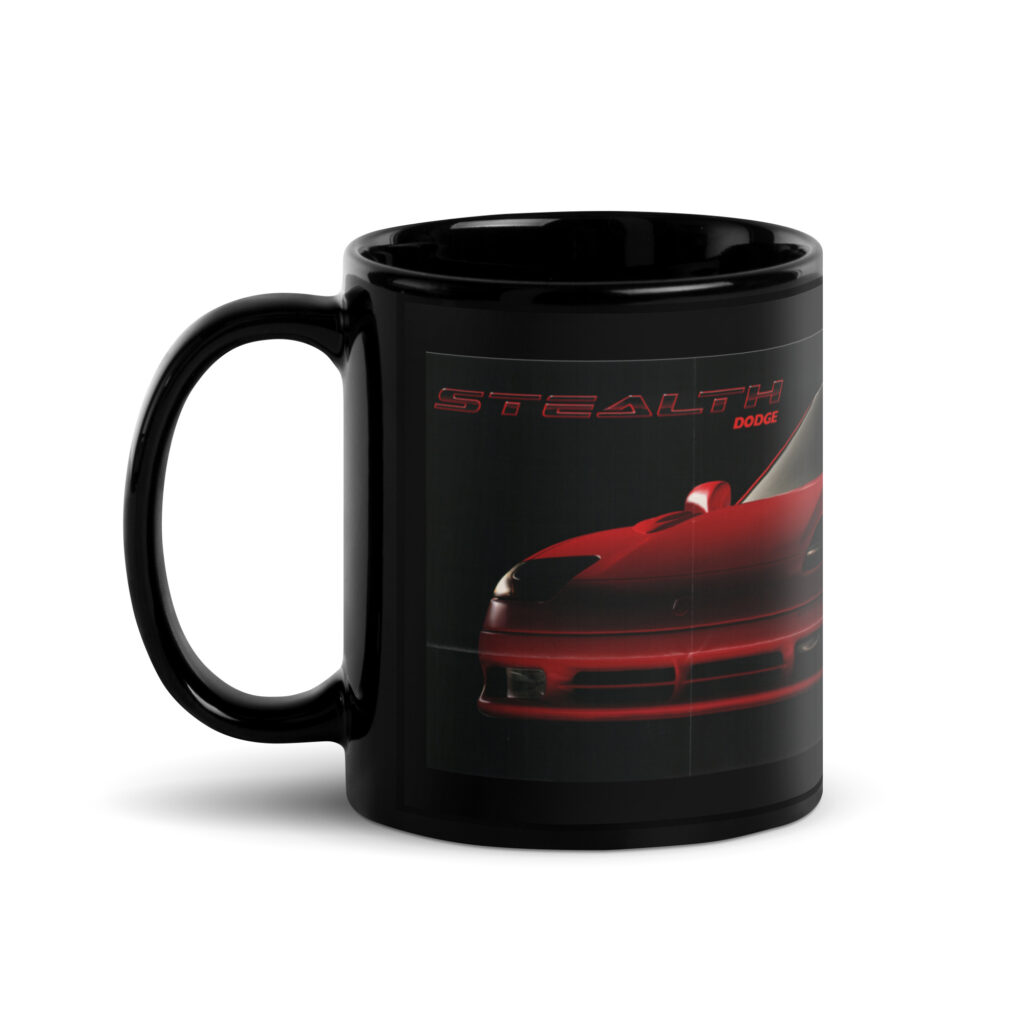 1992 Dodge Stealth Sales Brochure Poster Black Coffee Mug 92