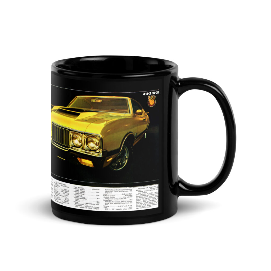 1970 Oldsmobile W Machines Brochure Coffee Mug #2 442 W-30 Dr. Olds