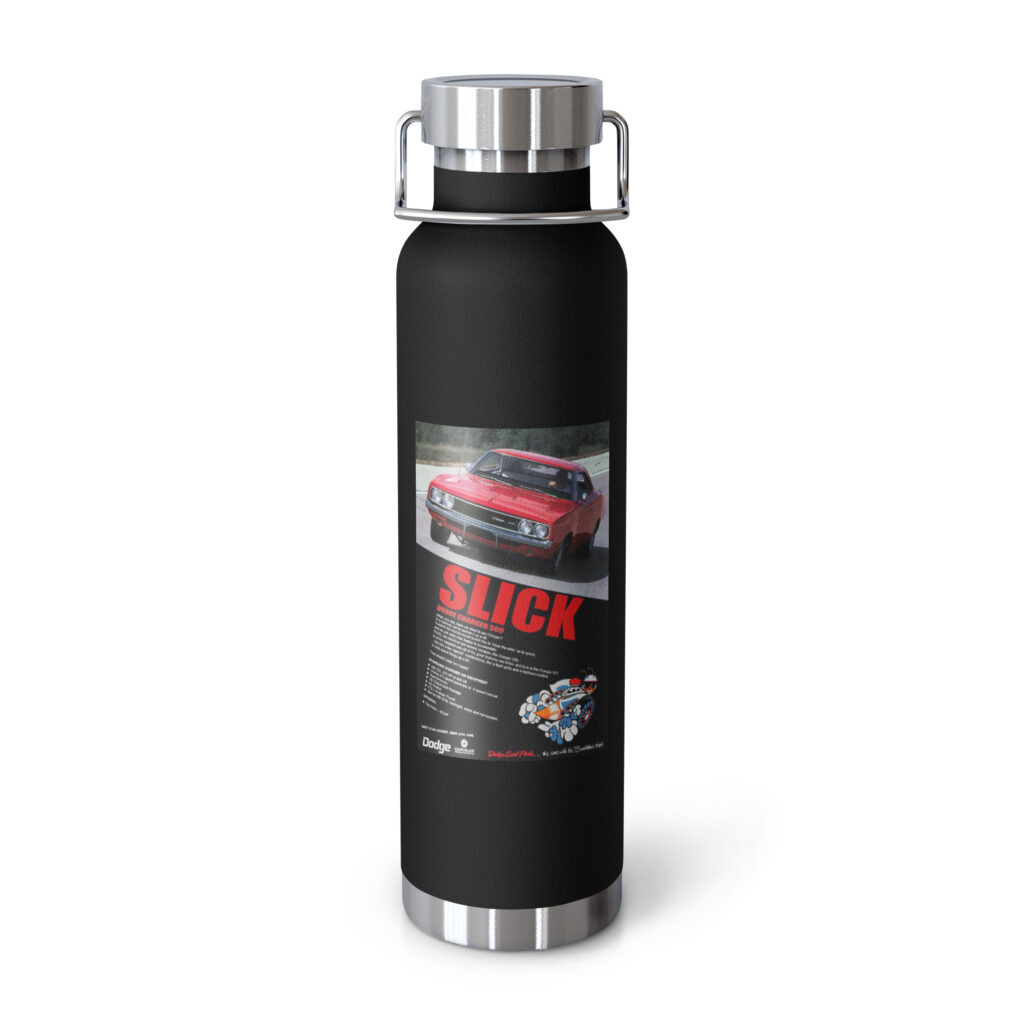 Slick 1969 Dodge Charger 500 Ad Copper Vacuum Insulated Bottle 426 Hemi