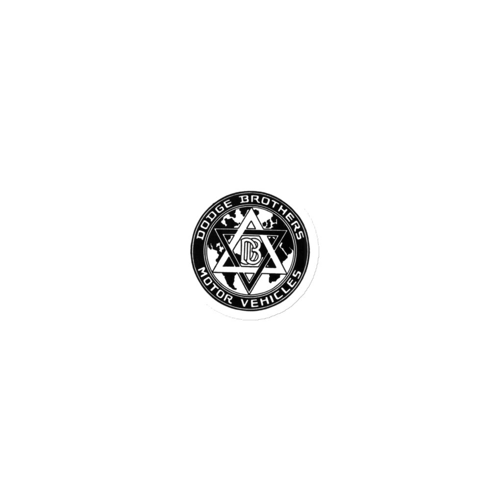 Vintage 1914 -1927 Dodge Brothers Emblem Die-Cut Magnet for Toolbox
