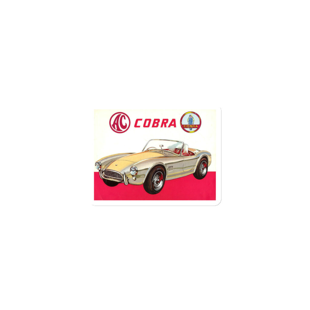 1965 AC Cobra Sales Brochure Magnet For Your Toolbox or Shop Fridge Etc