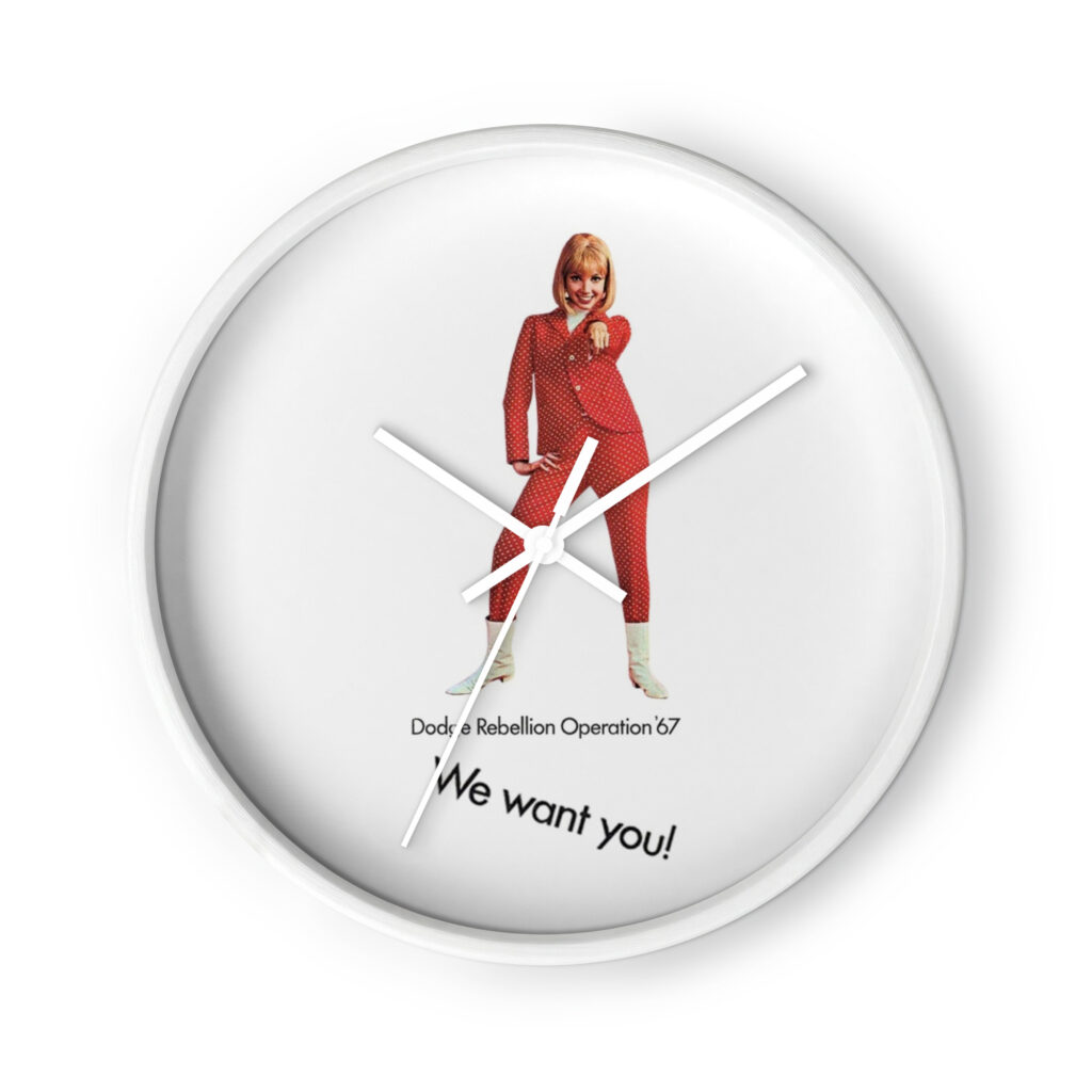 🕰️ Operation '67 Wall Clock: Pamela Austin & The Dodge Rebellion! 1967 383 426 Hemi 440 R/T GTS