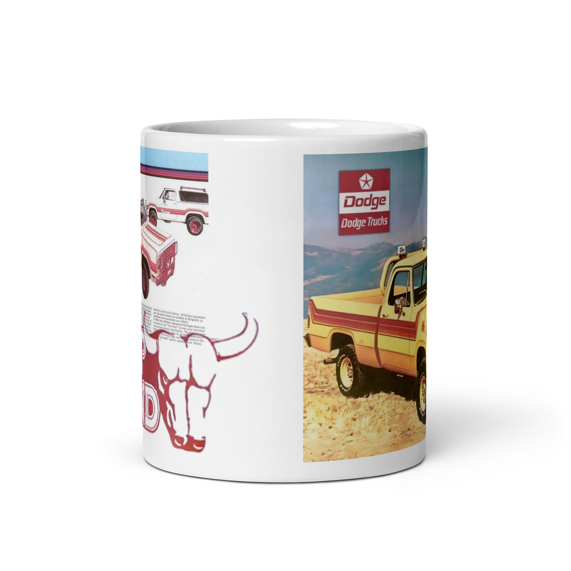 1978 Dodge Top Hand Truck Magazine Ads Coffee Mug 360 400 440 - Image 3