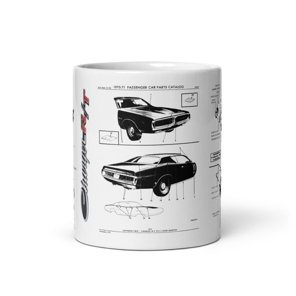 71 Dodge Charger R/T Factory Parts Diagrams Exterior Taillamp Marker Cluster