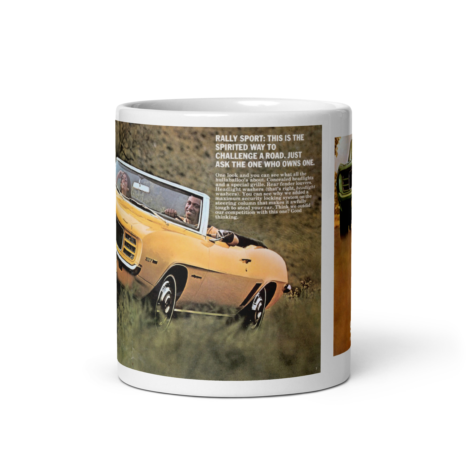 69 Camaro Sales Brochure Coffee Mug Cover and RS Convertible 230 250 307 327 - Image 3