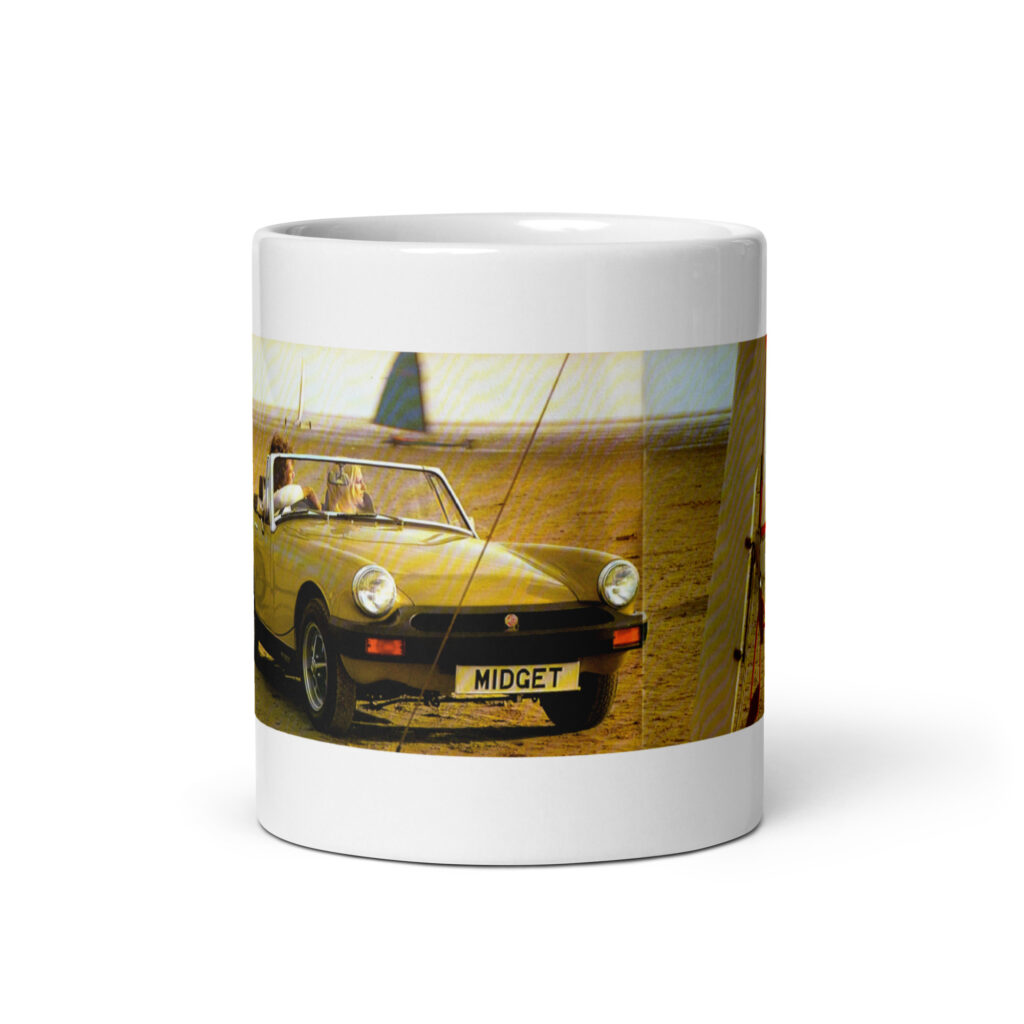 1974 MG Midget Sales Brochure Coffee Mug UK Edition
