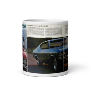 1969 Chevrolet Chevelle SS 396 Sales Brochure Coffee Mug