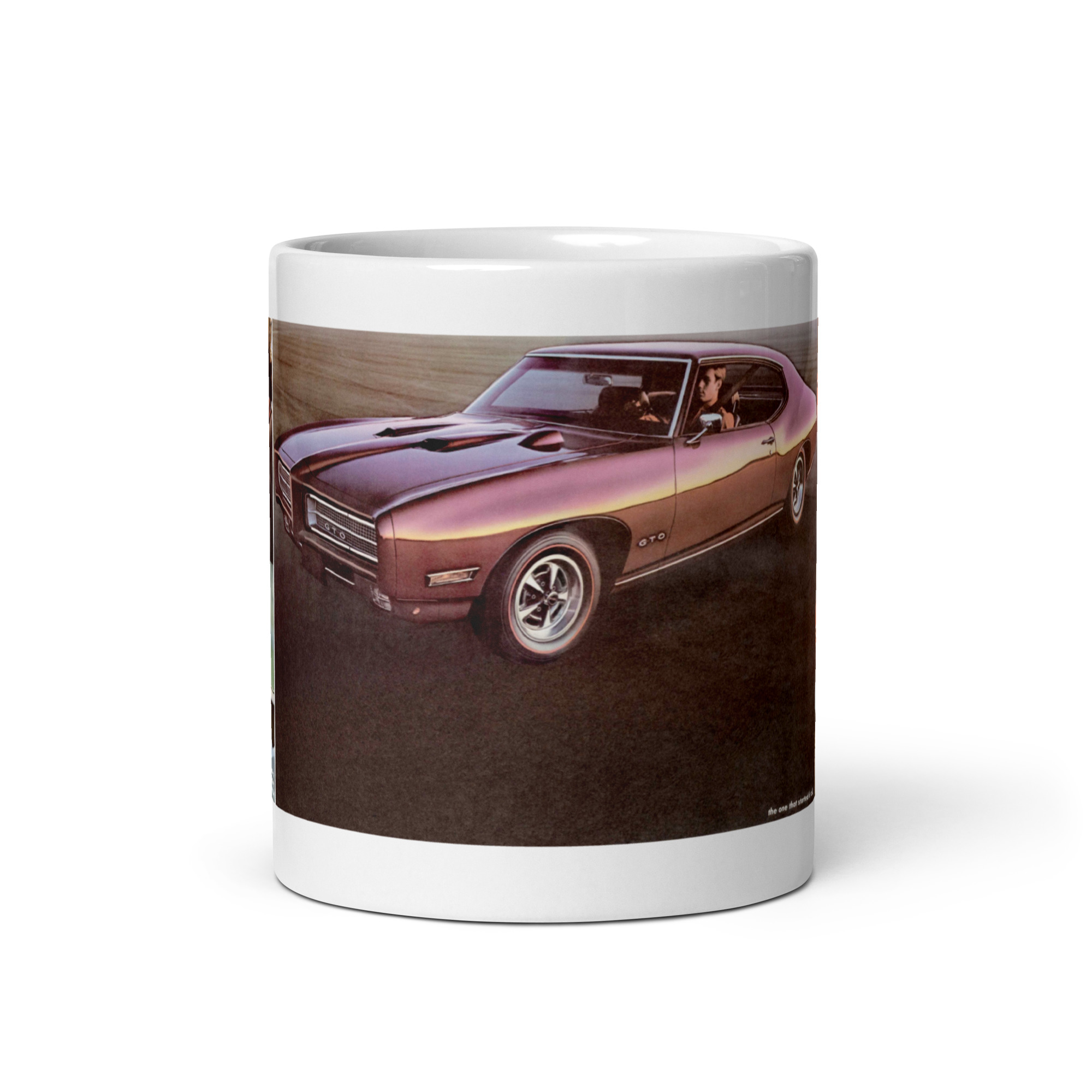 1969 Pontiac Performance Brochure Coffee Mug GTO The One That Started It All
