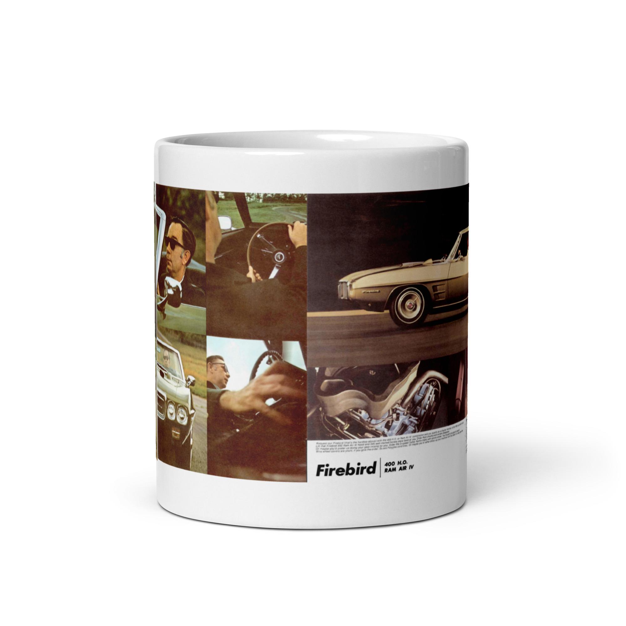 1969 Pontiac Performance Brochure Coffee Mug Firebird 400 Ram Air IV - Image 3