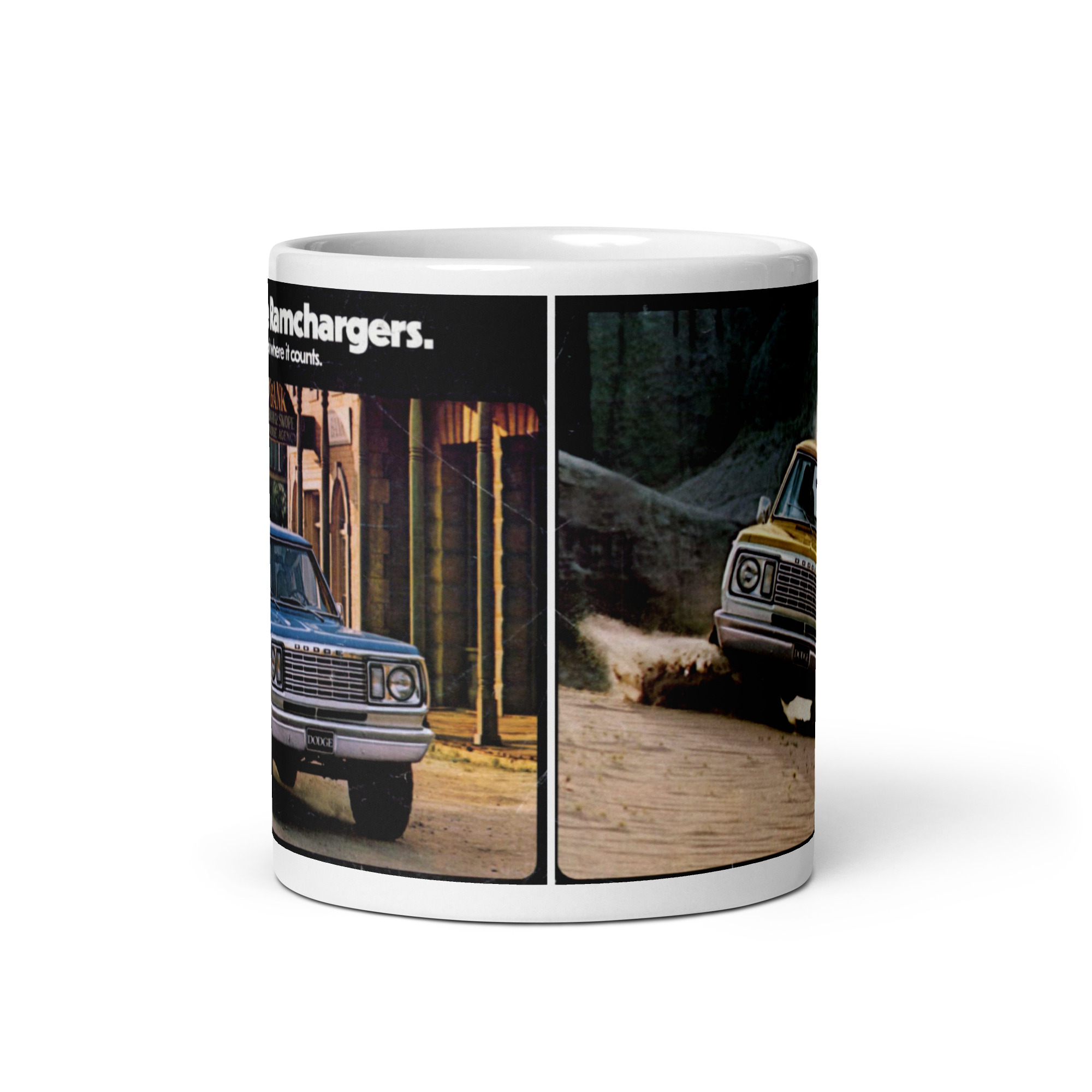 1977 Dodge Ramcharger Sales Brochure Cover Coffee Mug 318 360 440 - Image 3