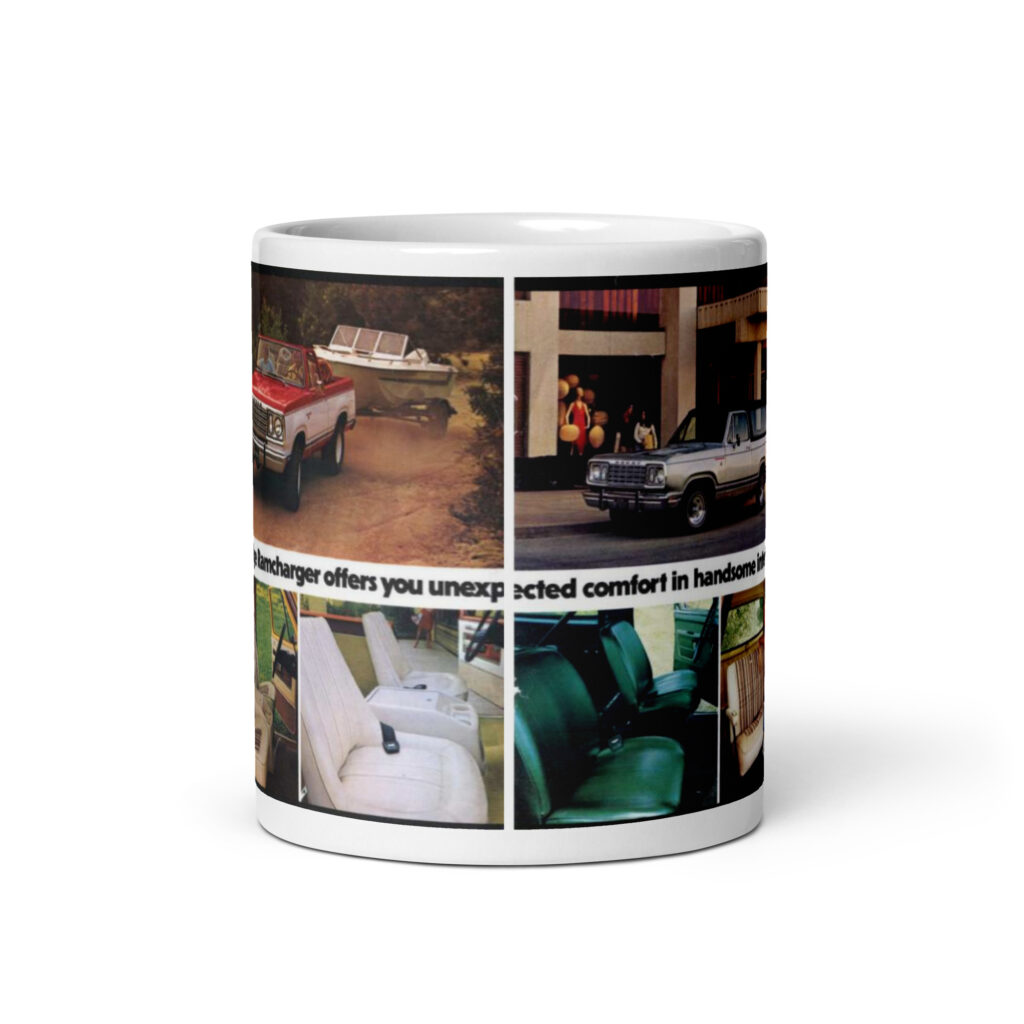1977 Dodge Ramcharger Sales Brochure Coffee Mug Two or Four Wheel Drive