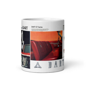 1967 Dodge Dart Sales Brochure Coffee Mug #2 GT Models 273 Four Barrel