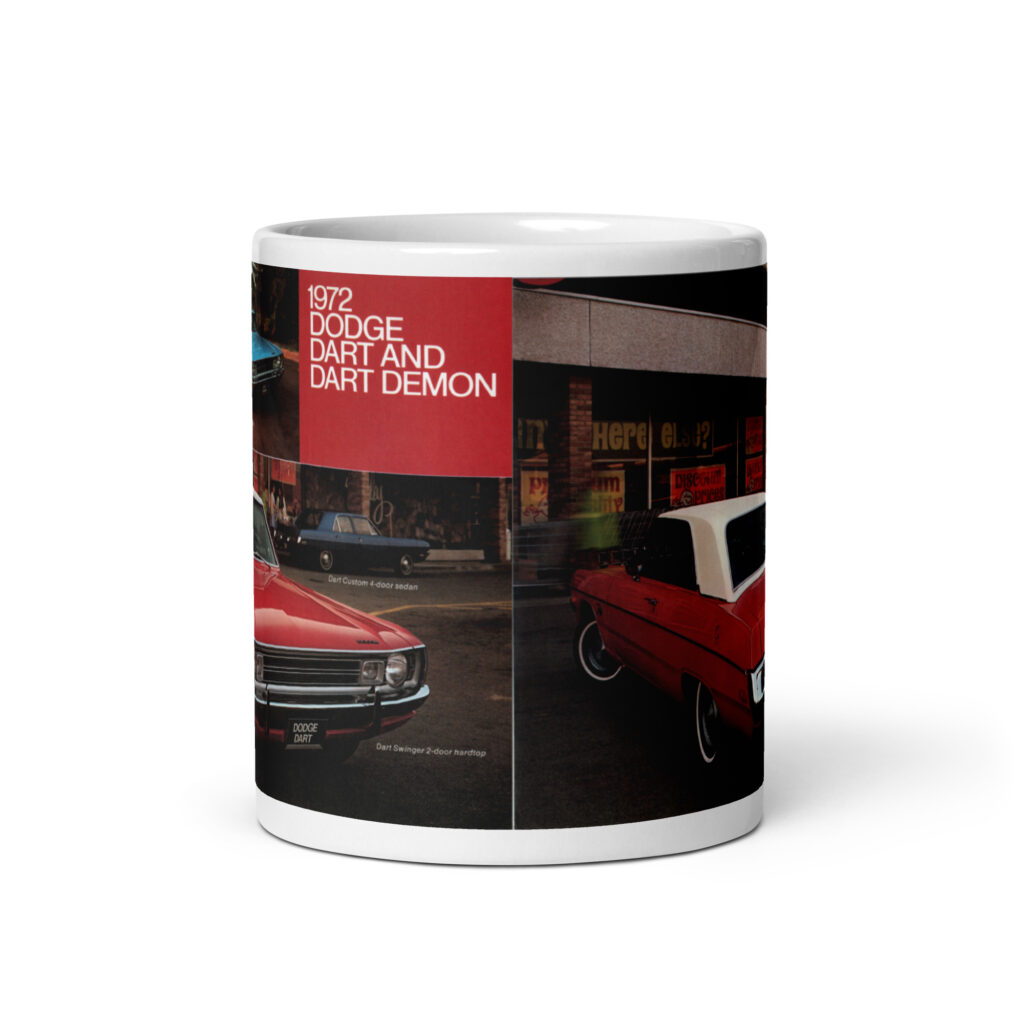 1972 Dodge Dart Demon Swinger Sales Brochure Coffee Mug 318 /6 340