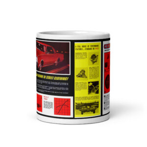 1967 Oldsmobile 442 Sales Brochure Coffee Mug 400 Rocket Holiday Coupe