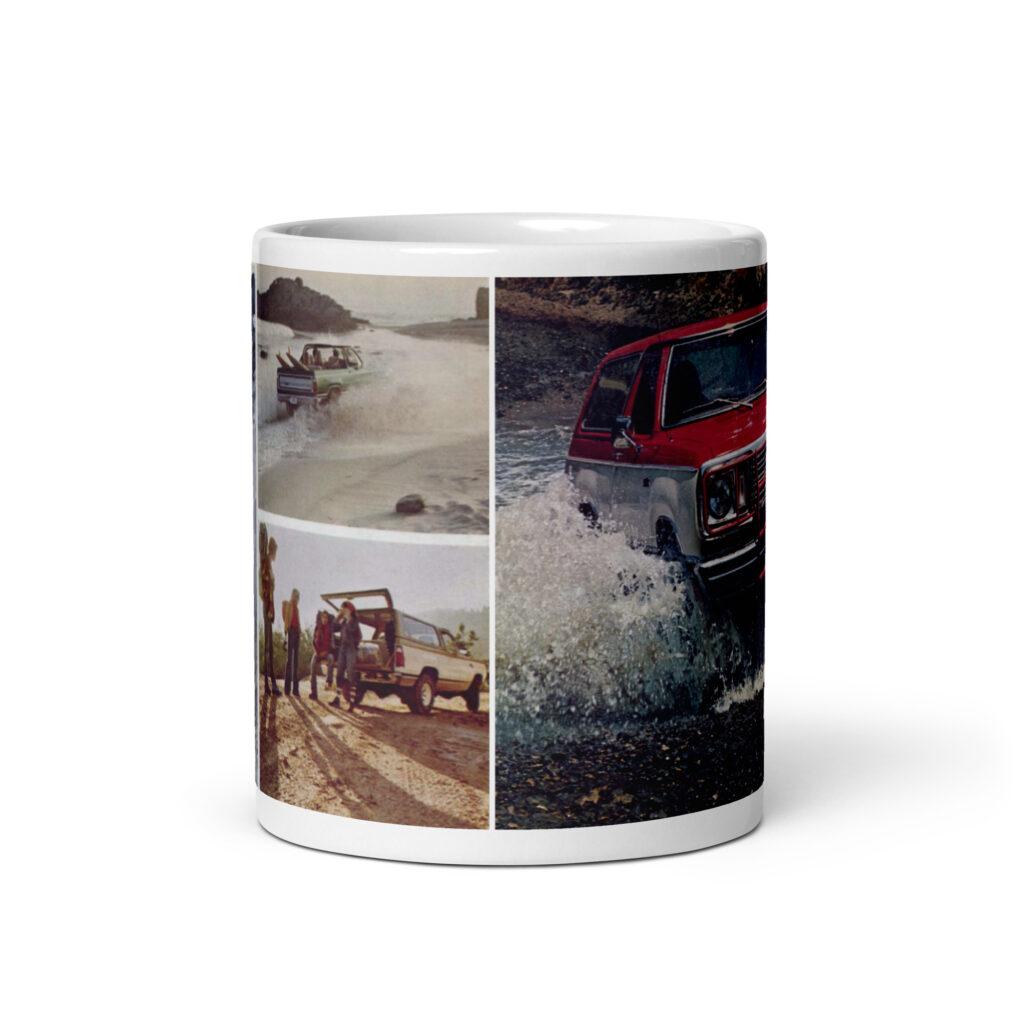 1977 Plymouth Trailduster Sales Brochure Coffee Mug Join The Convoy