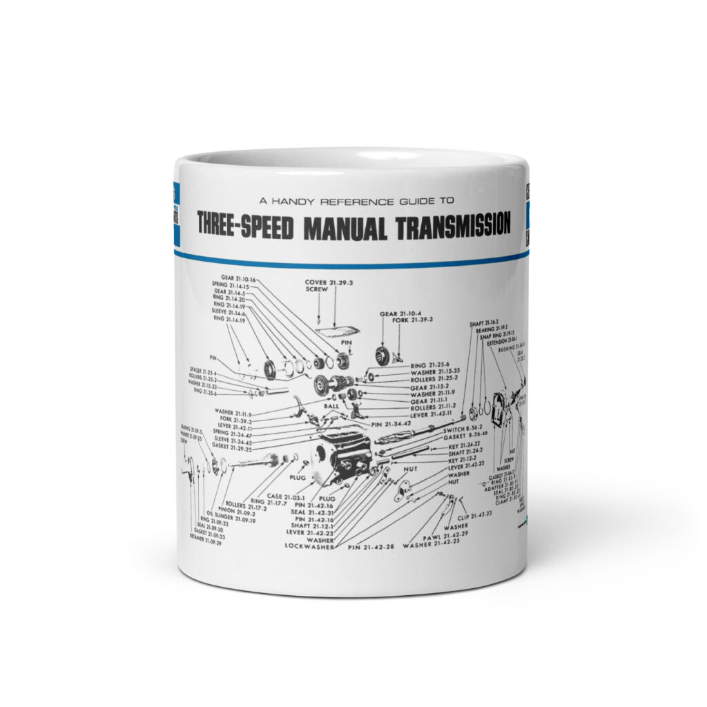 Mopar Chryco Parts Handy Reference Guide Parts Diagram A-230 3 Speed