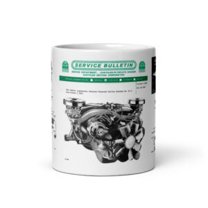1964 Chrysler 300 K Service Bulletin Diagrams Coffee Mug Firepower 413 Crossram