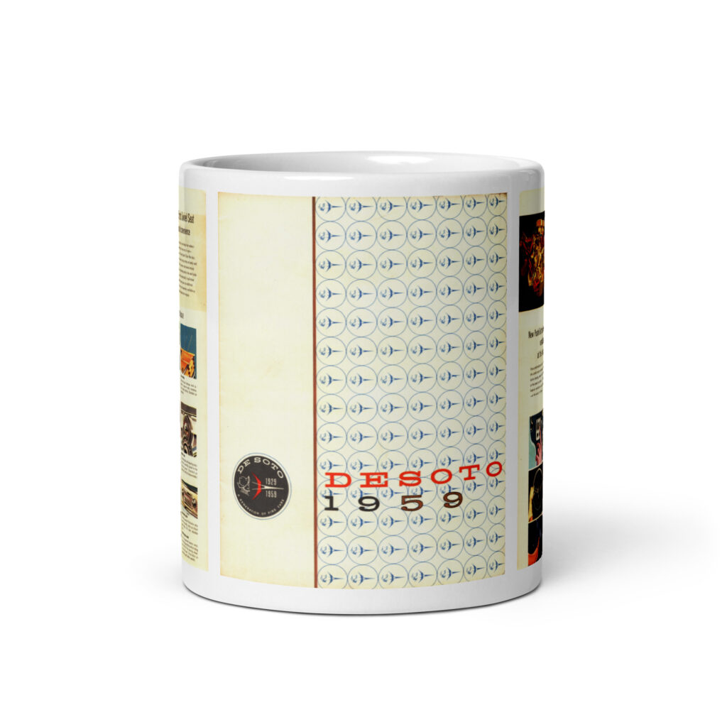 1959 DeSoto Fireflite Firesweep Adventurer Sales Brochure Coffee Mug Canadian
