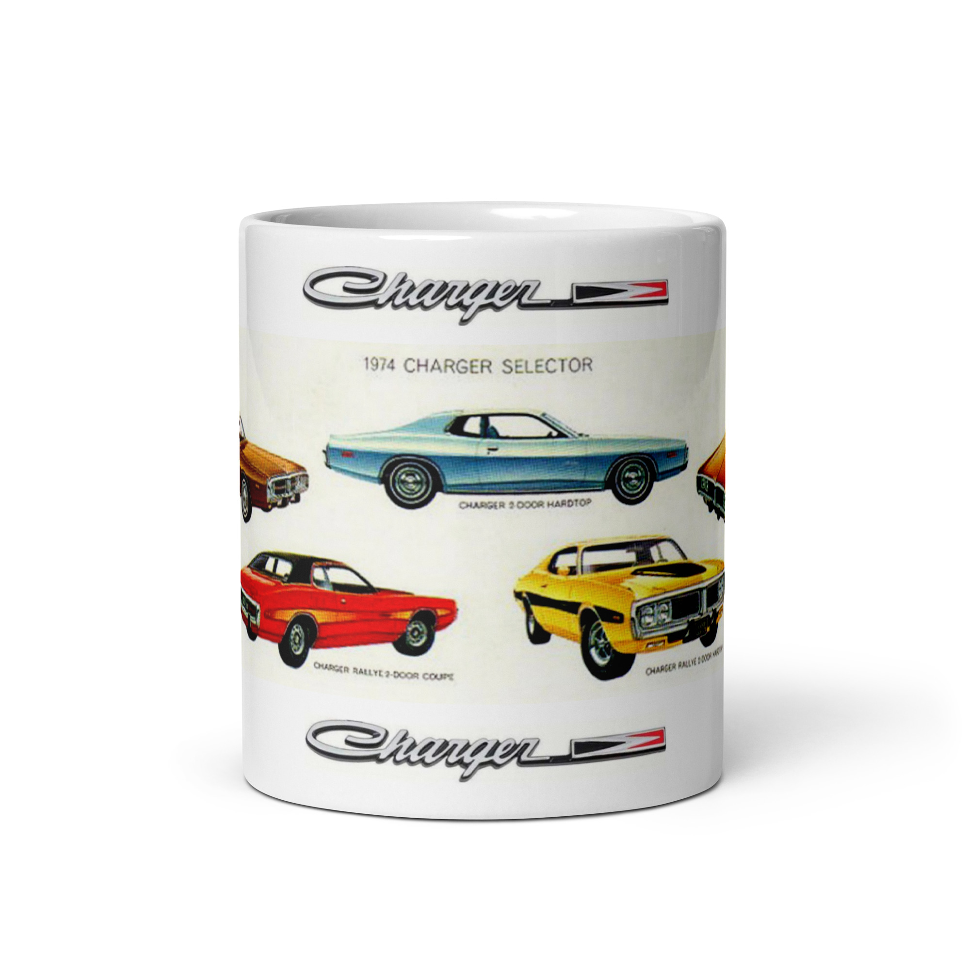 1974 Dodge Charger Selector Sales Brochure Page Coffee Mug 360 400 440