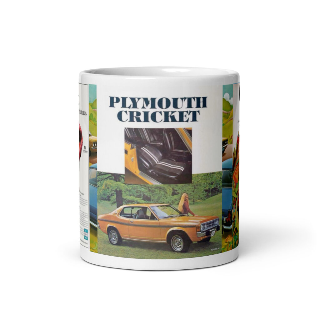1971 Plymouth Cricket 3 Magazine Ad Coffee Mug Chirp Chirp