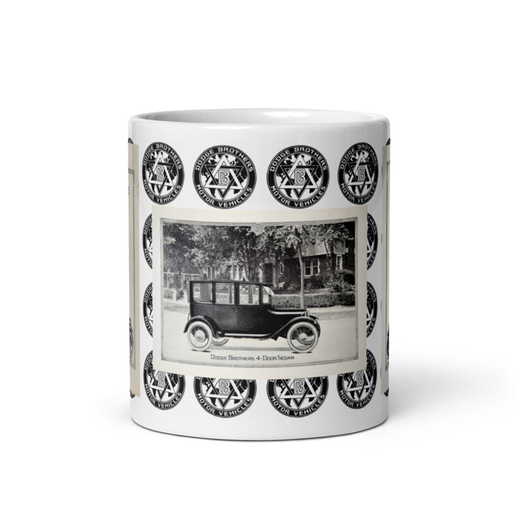 1919 Dodge Brothers 3 Magazine Ad Coffee Mug 4 Door + Business Car