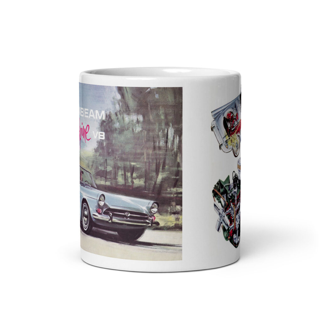 1966 Sunbeam Alpine Tiger Sales Brochure Coffee Mug V8