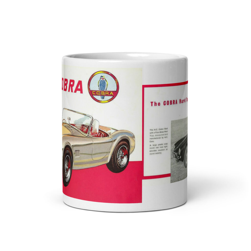 1965 AC Cobra Sales Brochure Coffee Mug