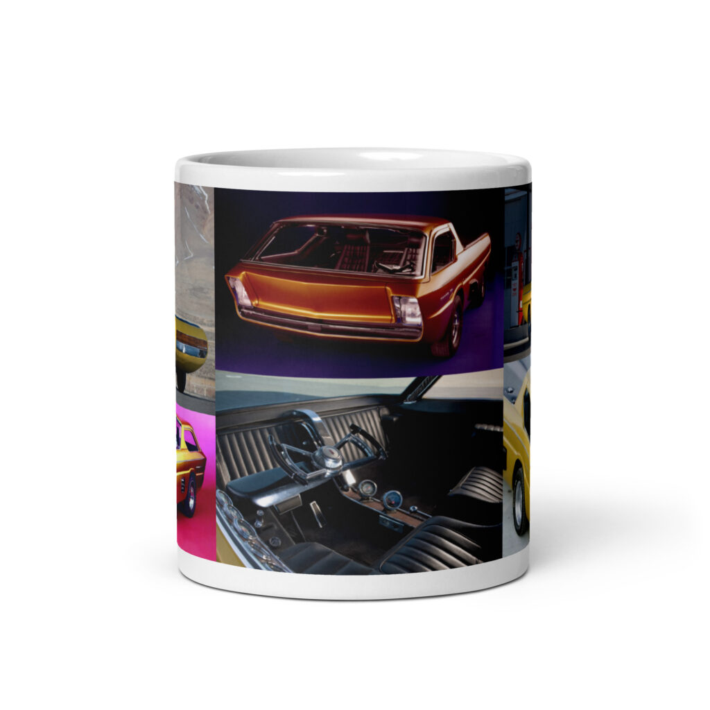 1967 Dodge Deora Concept Car Coffee Mug Doorless 225 /6 Gold