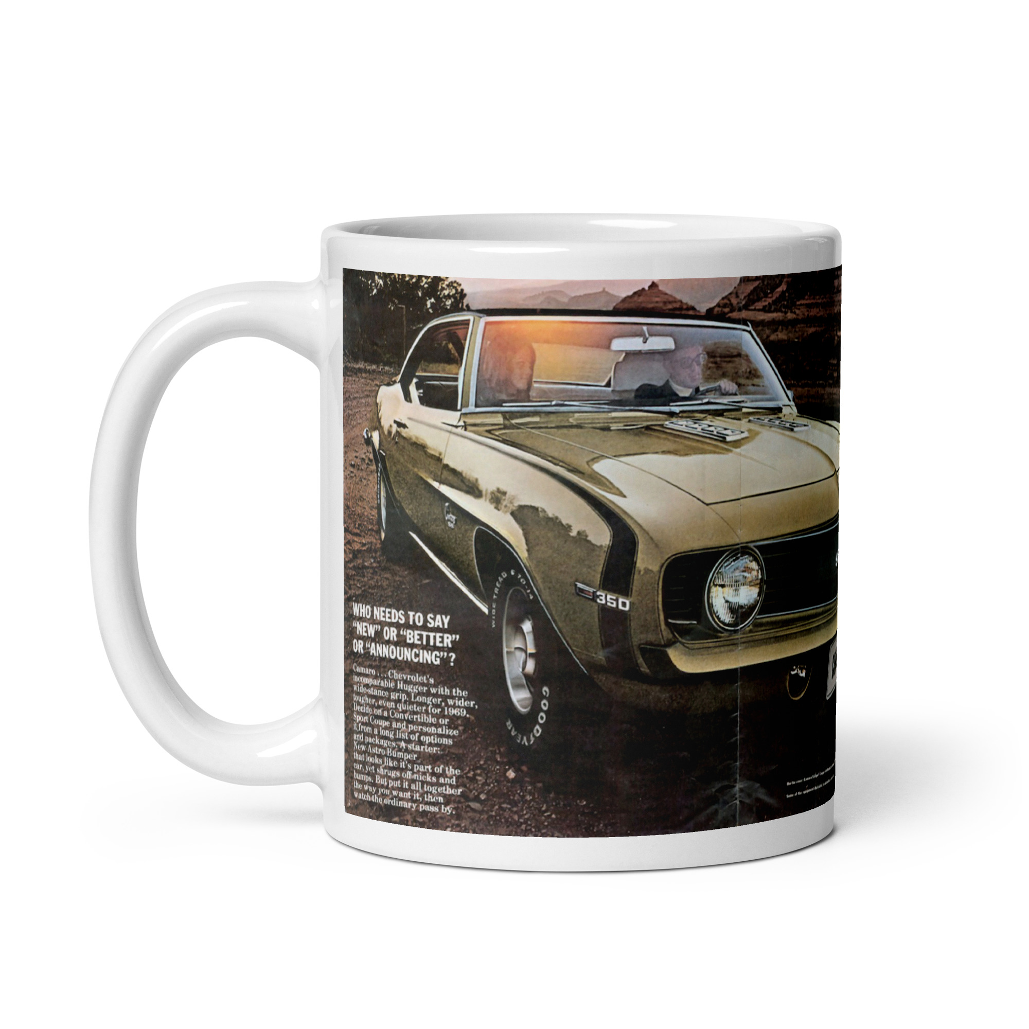 69 Camaro Sales Brochure Coffee Mug Cover and Introduction SS 350 SS 396 - Image 2