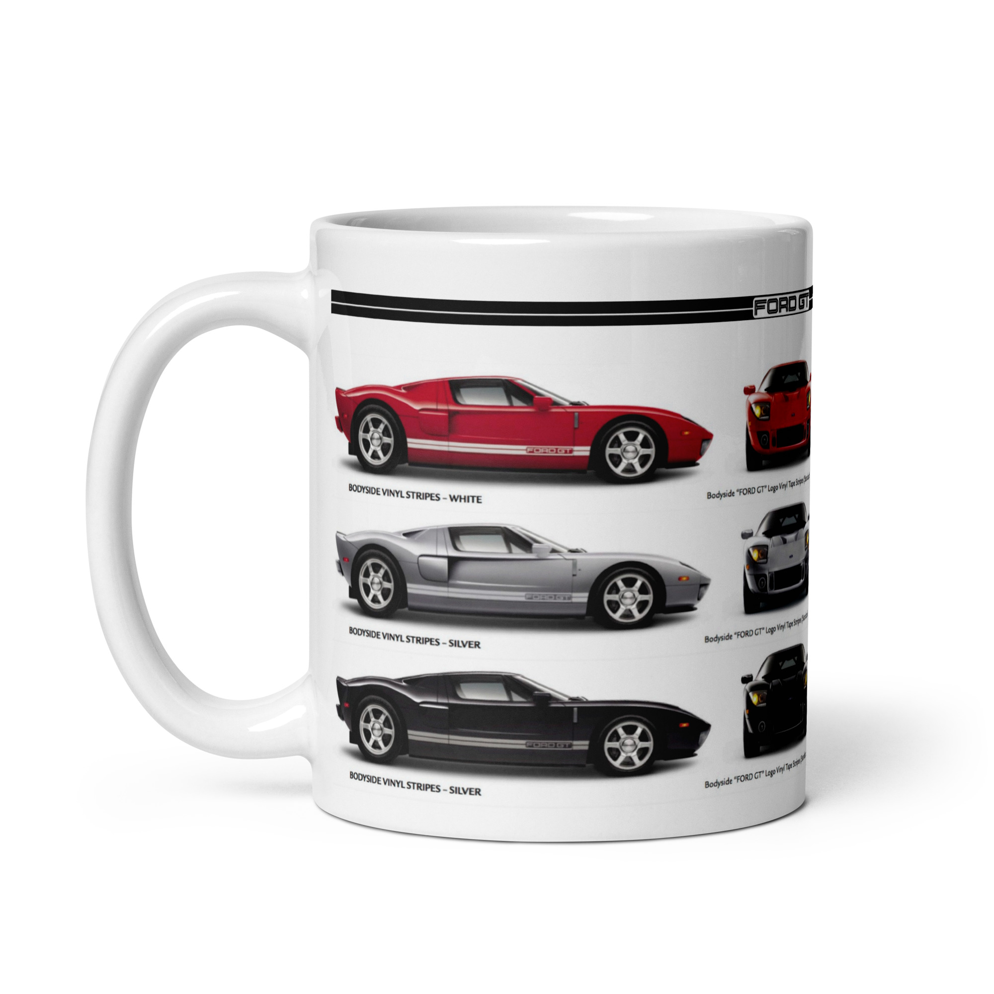 2005 Ford GT Sales Brochure Coffee Mug The 6 Standard Colors 5.4L - Image 3