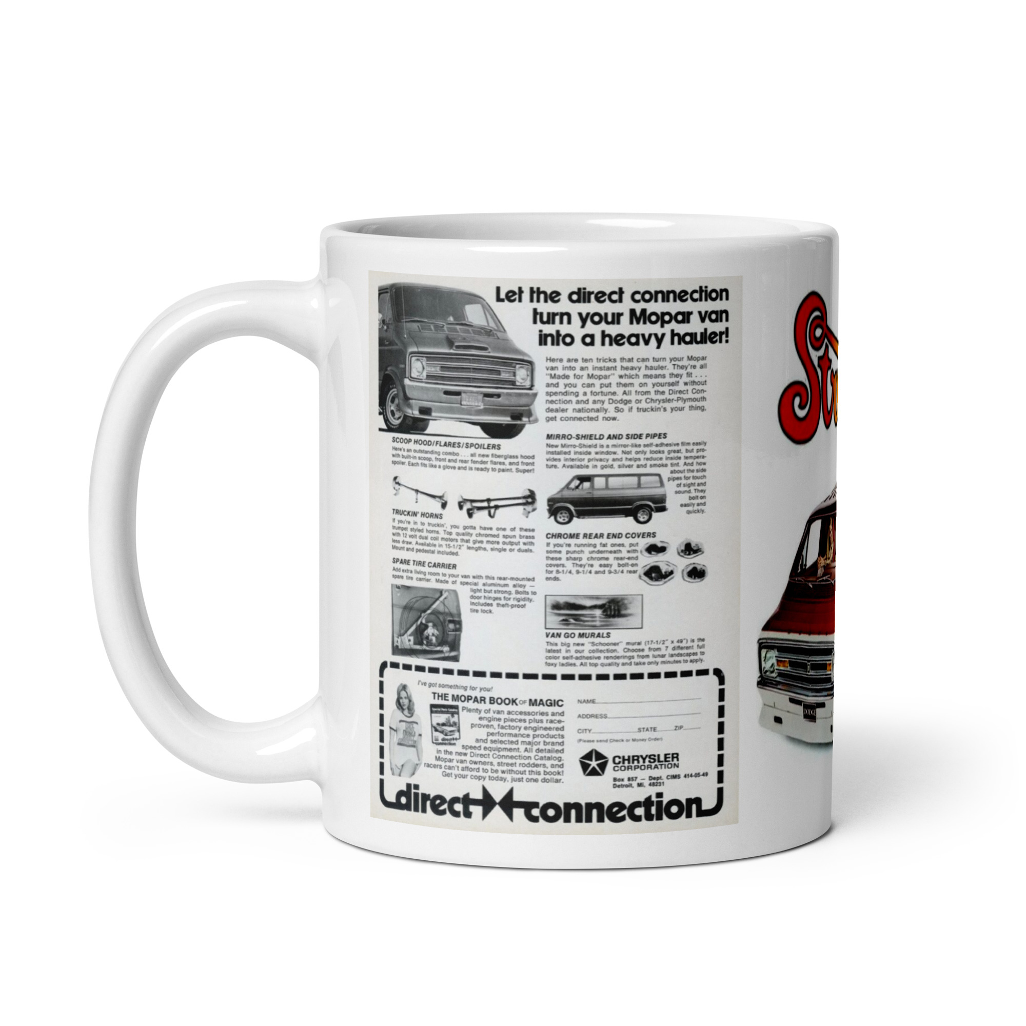 Dodge Street Van Introduction Promo to 1980 Coffee Mug Adult Toys - Image 3