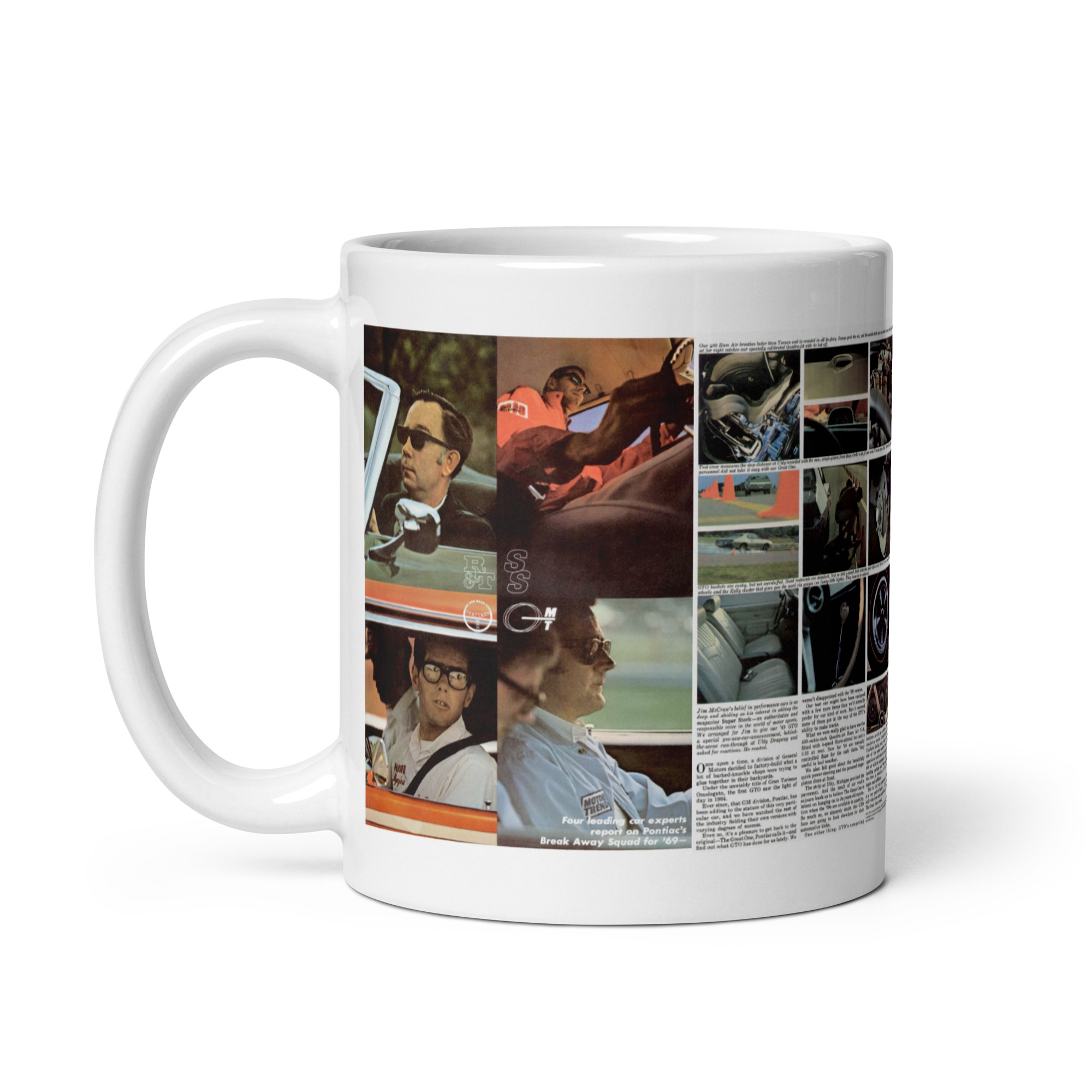1969 Pontiac Performance Brochure Coffee Mug GTO Ram Air 400 - Image 2