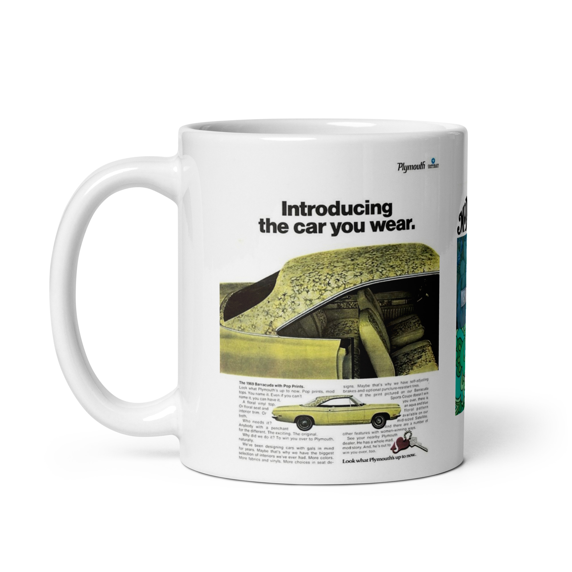 Mopar Mod Top Magazine Ads Coffee Mug Satellite Barracuda Dodge Plymouth - Image 3