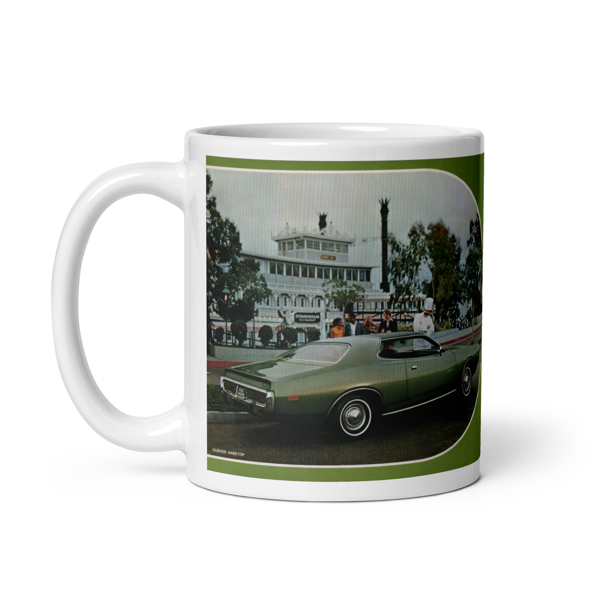 1973 Dodge Charger Sales Brochure Coffee Mug Rallye Coupe Hardtop Sunroof 440 - Image 3
